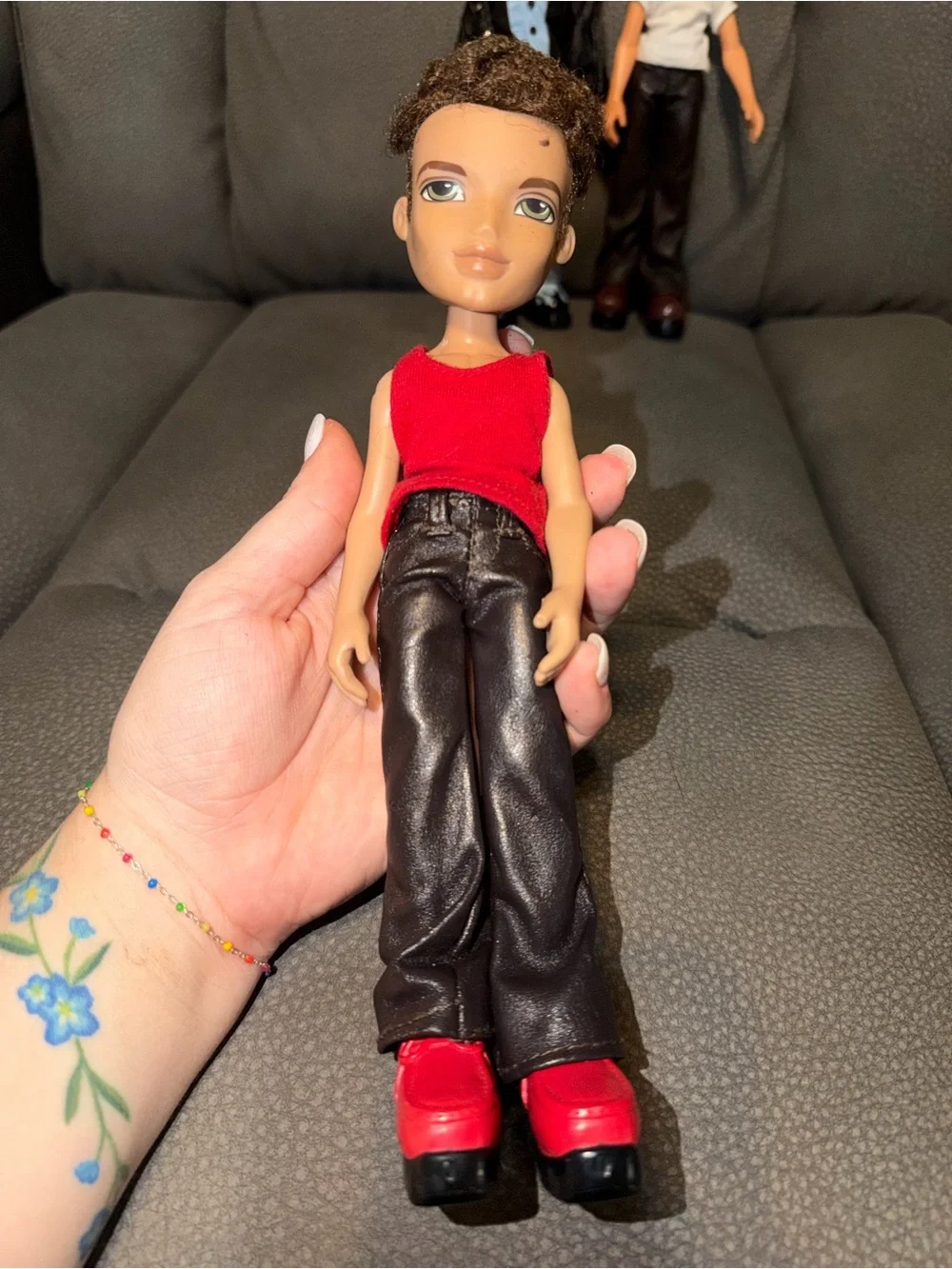 Bratz Boyz Doll Set - Black, Red, White Outfits
